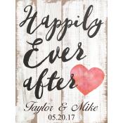 Happily Ever After Engraved Plaque