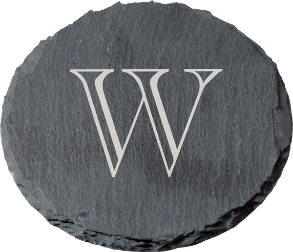 Slate Round Coaster-Set of 4