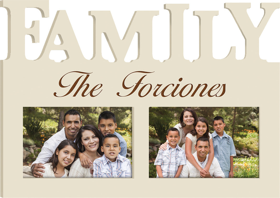 Ivory Family Photo Frame